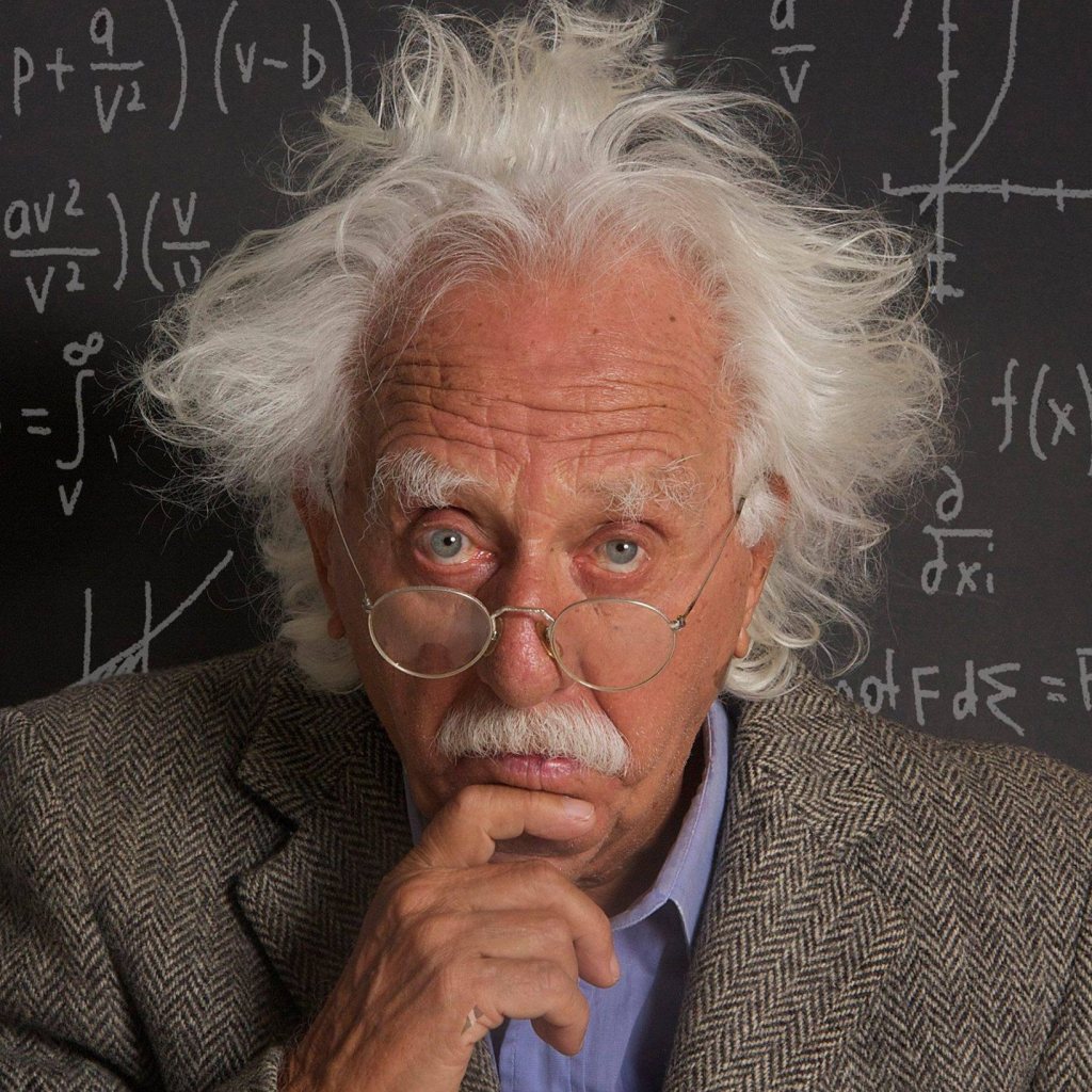 O produtor Zé Nogueira como Einstein - Foto: Reprodução/Facebook